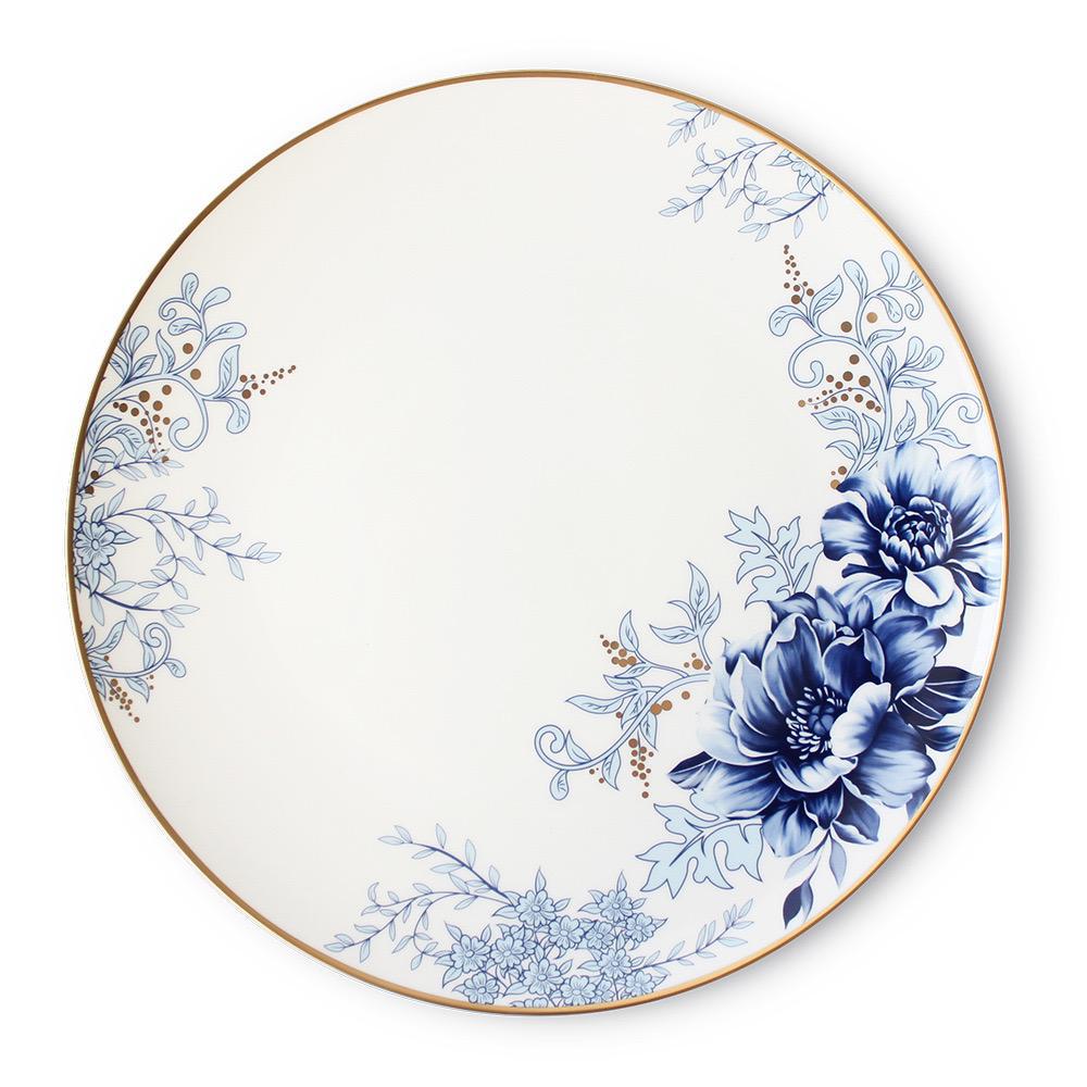 Vikko- Bliss Cypress Blue Charger Plate