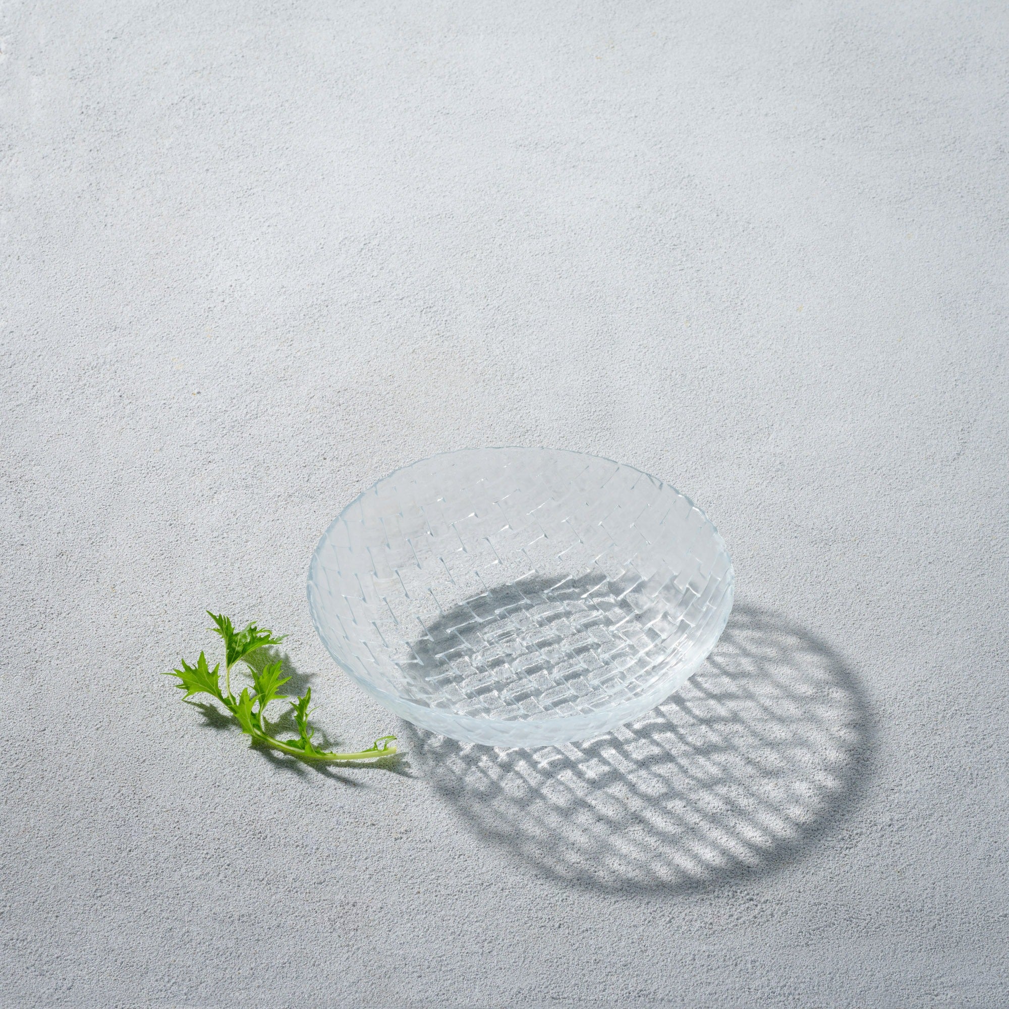 Vikko - Basketweave, Glass Dinnerware Set of 6