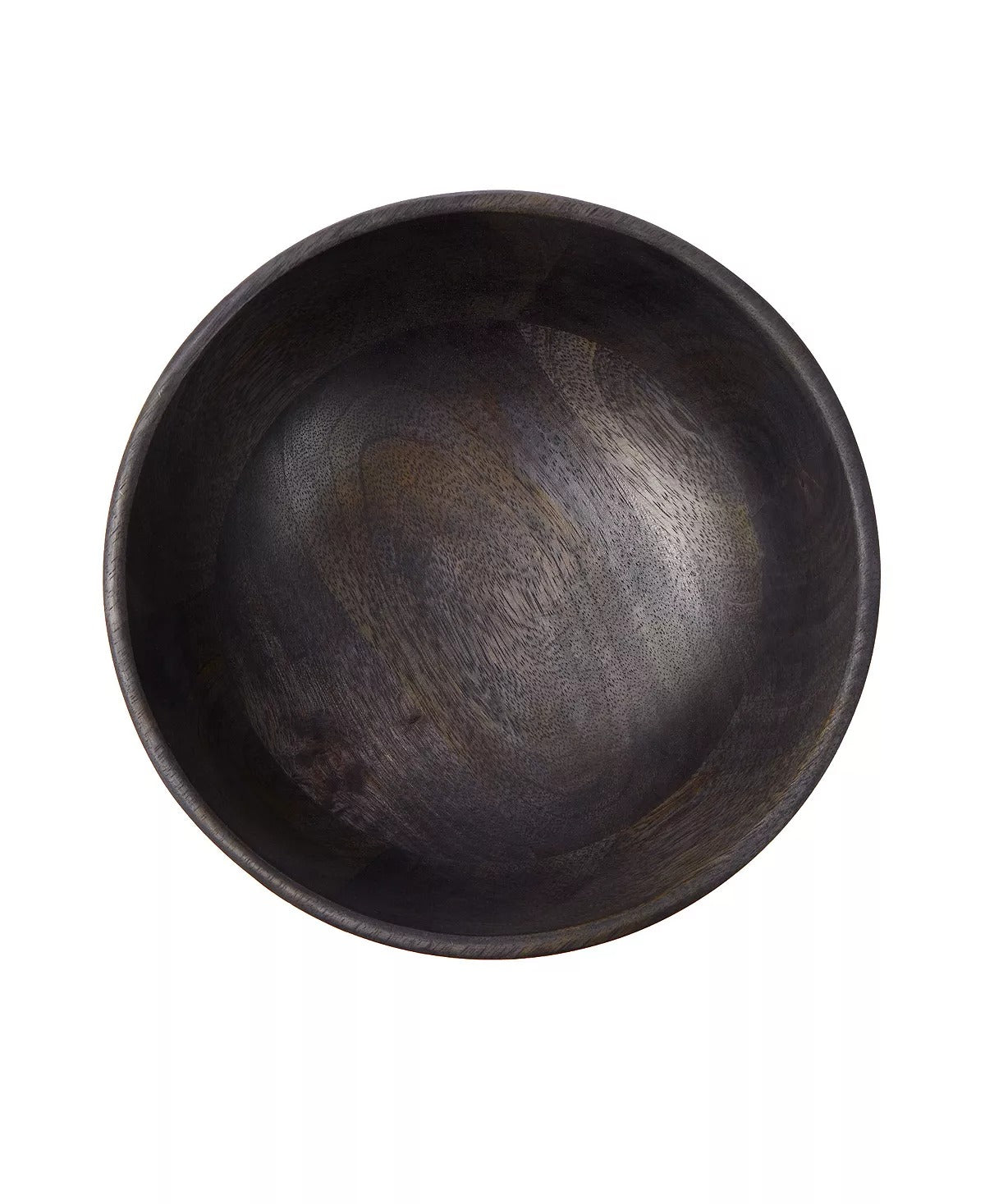 Wood Metal Studded Small Salad Bowl
