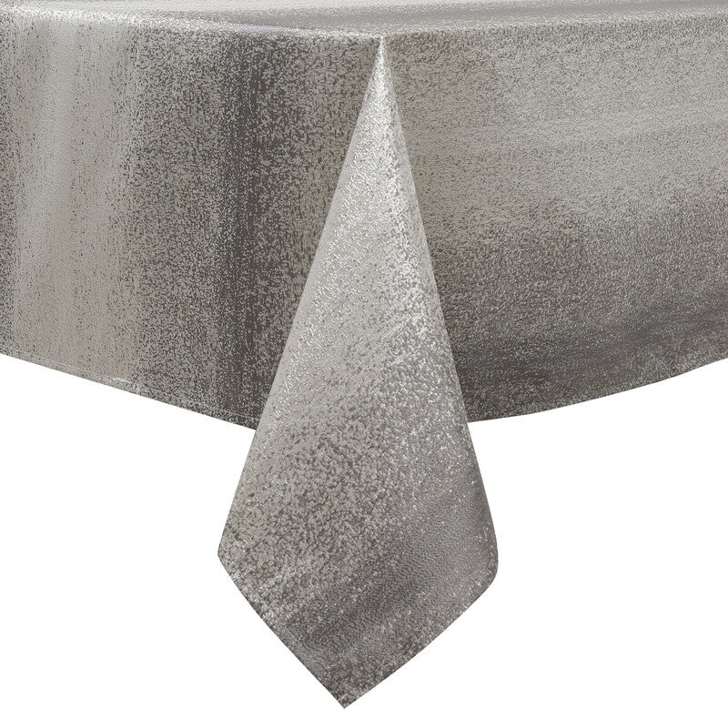 TC1202- 70 x 108 Jacquard Silver Tablecloth