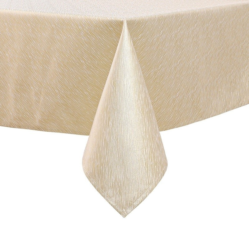 TC1338- 70 x 144 Jacquard Avalon Gold Tablecloth