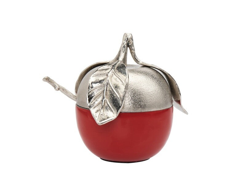 Red Apple Honey Jar W/ Spoon