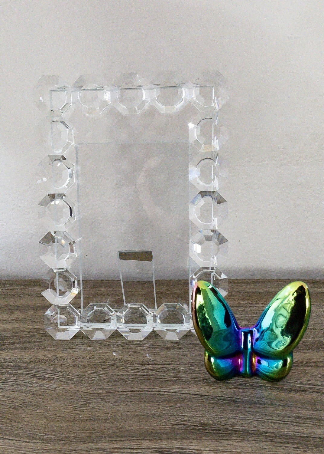 Solid Iredescent Crystal Butterfly