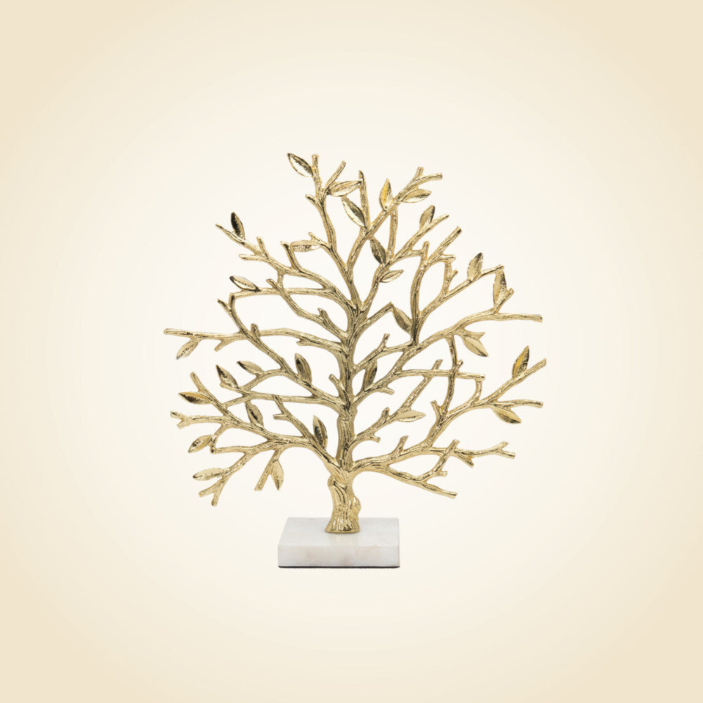 Marble Golden Branch Decor