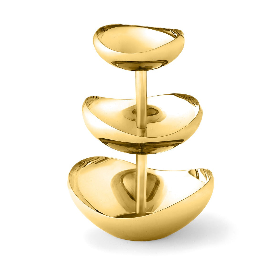 Lilliput 3 Tier Nut Bowl Gold