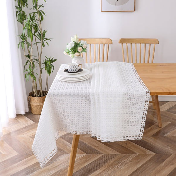 TC1726L Tablecloth Diamond Lace Lined