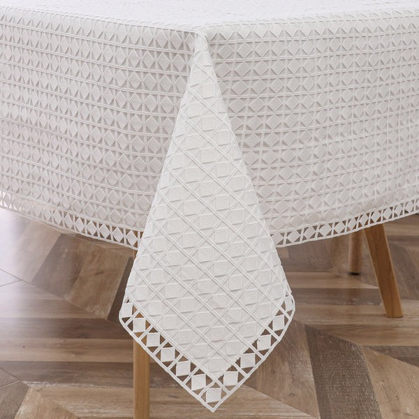 TC1726L Tablecloth Diamond Lace Lined