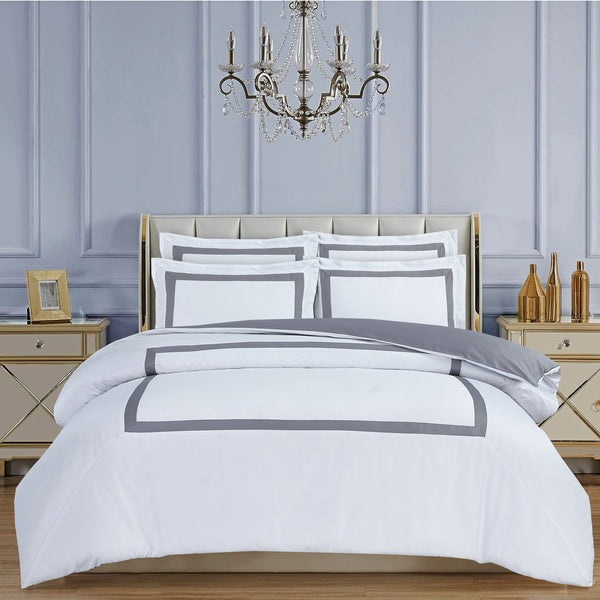 Province Hotel Collection - White - Gray Tape #BL4-8