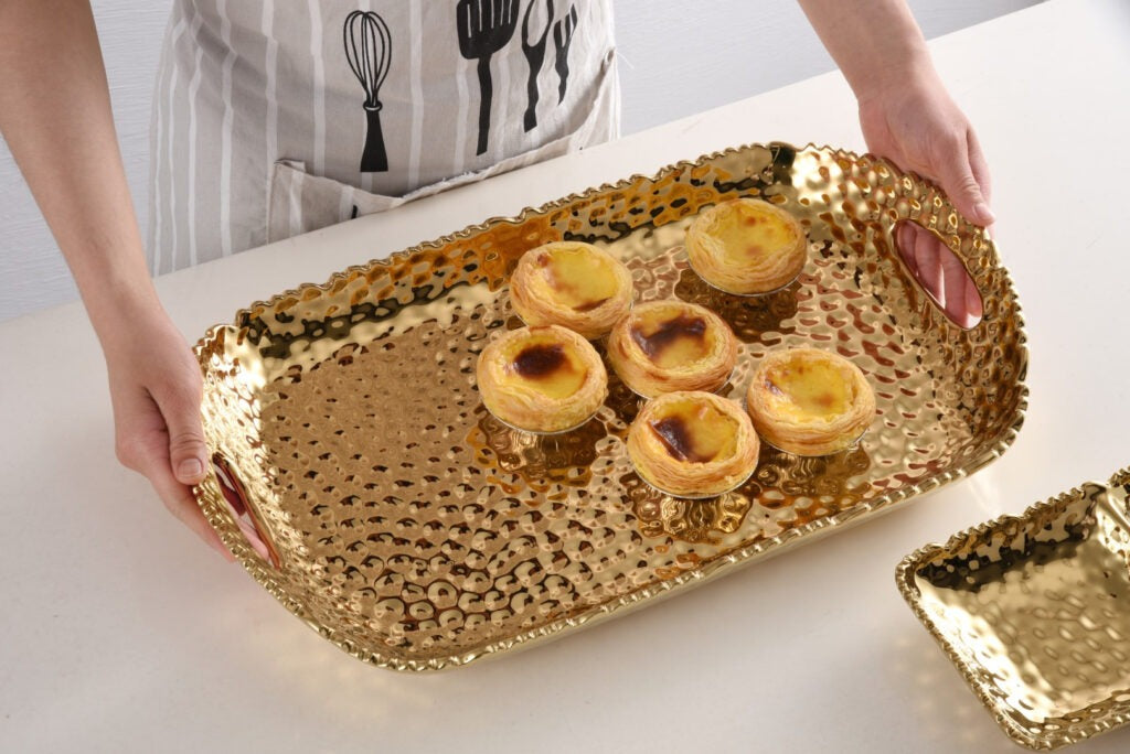 Millenium Gold Tray with Handles