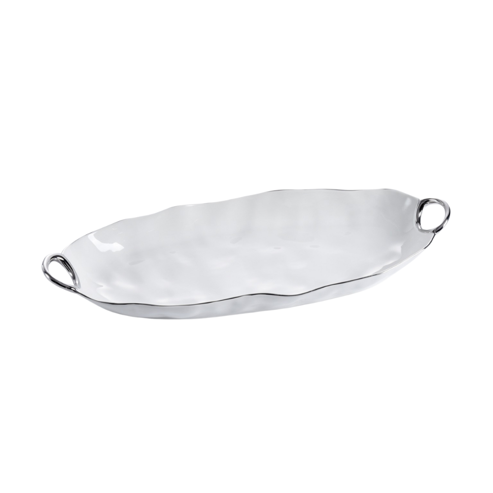 White & Silver Deep Long Server