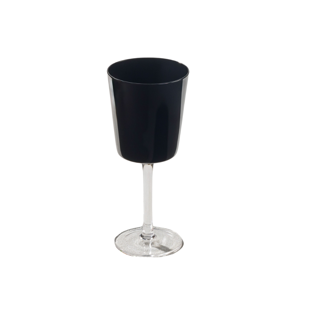 Vikko - Orchid, Wine Glass, Black, 11 oz, Set of 6