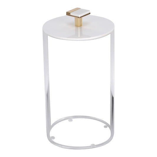 Large Cookie Jar with Gold Knob Handle
