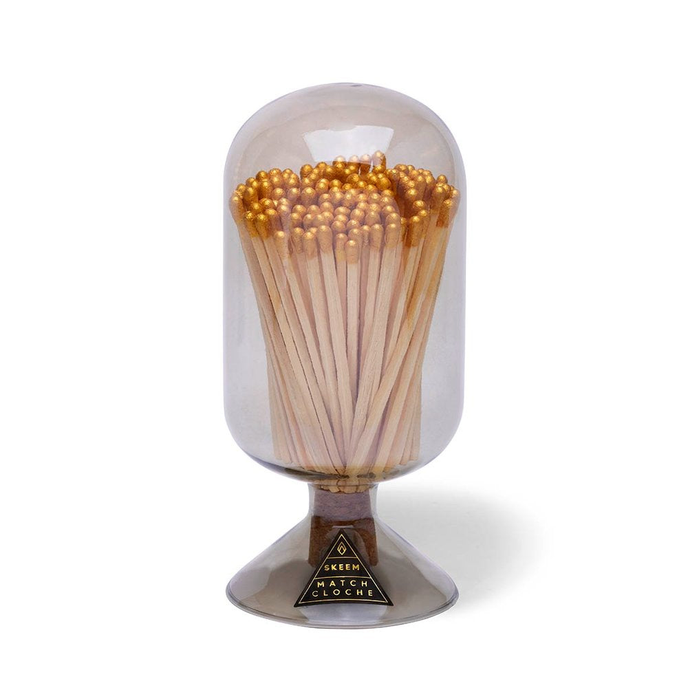Smoke Match Cloche With Gold-Tipped Matches