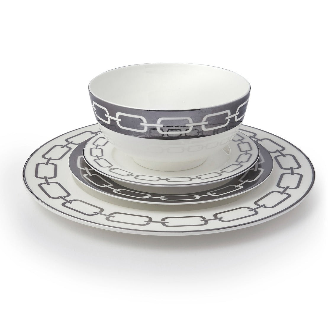 Lien New Bone China 16 Piece Dinnerware Set