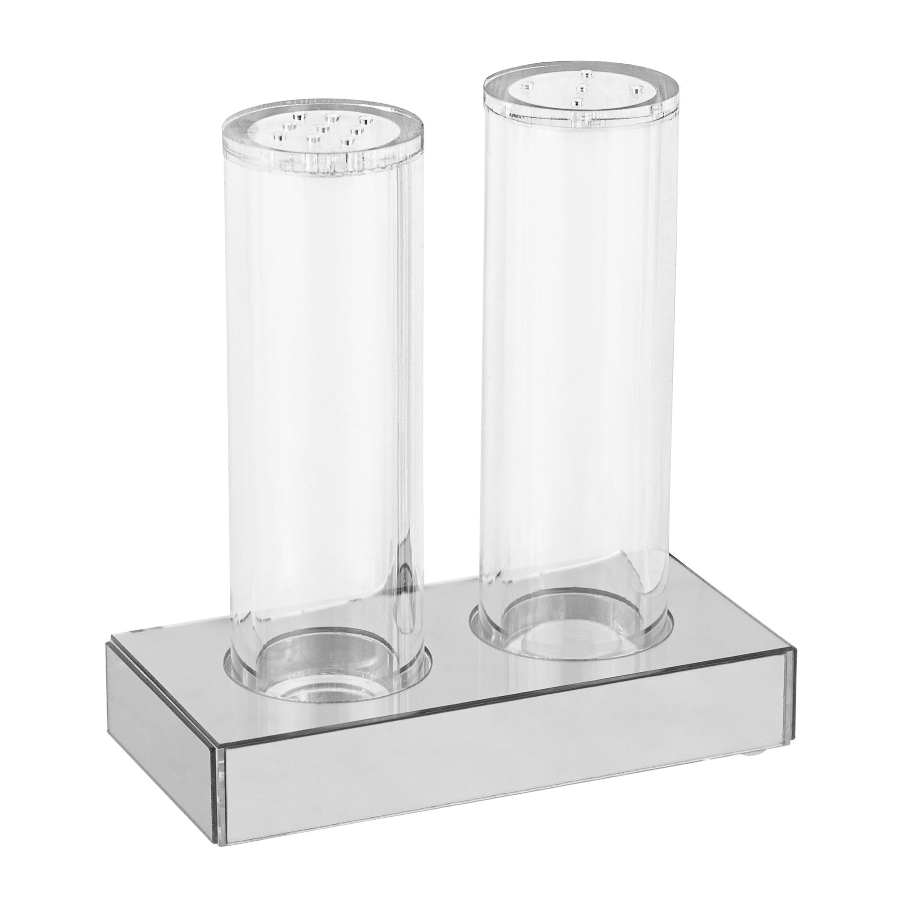 Metalucite Silver Salt & Pepper Shakers