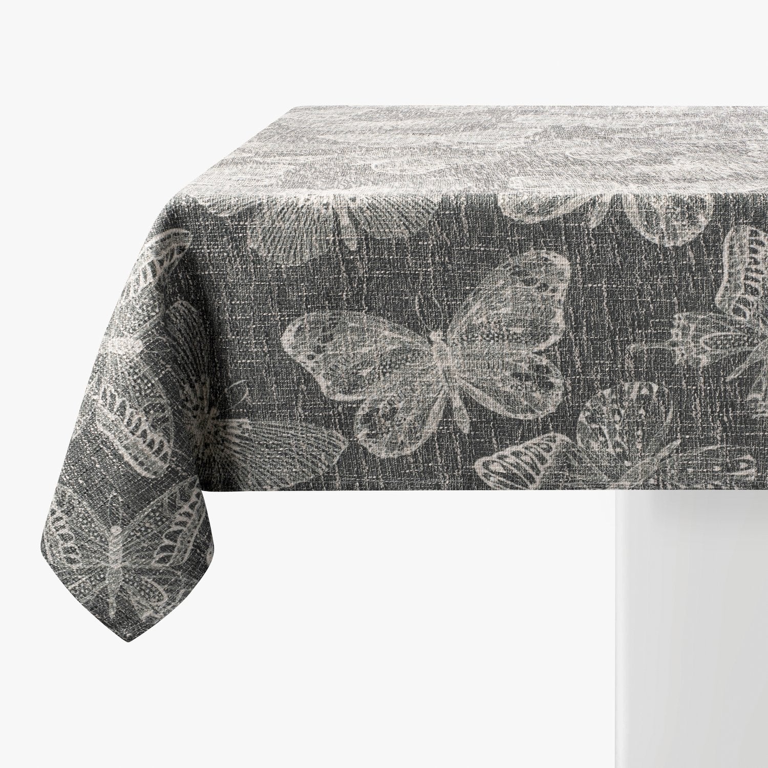 BUTTERFLY TABLECLOTH 70 x 108 | WRINKLE RESISTANT + SPILL-PROOF + OIL STAIN RESISTANT + MACHINE WASHABLE/DRYER SAFE