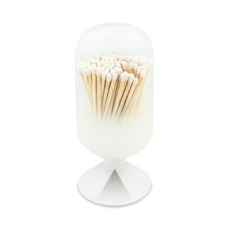 Small Cloud White Cloche Matches