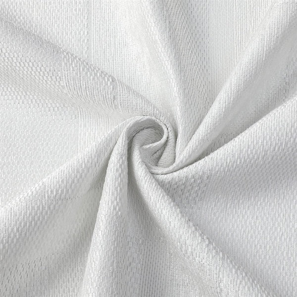 TC1372 Jacquard White/Silver Tablecloth