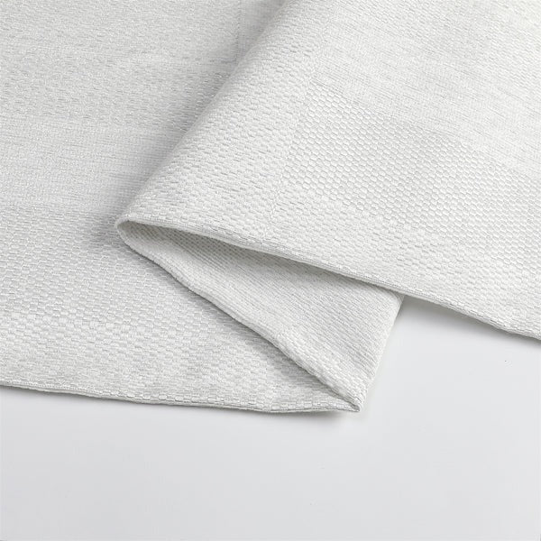 TC1372 Jacquard White/Silver Tablecloth
