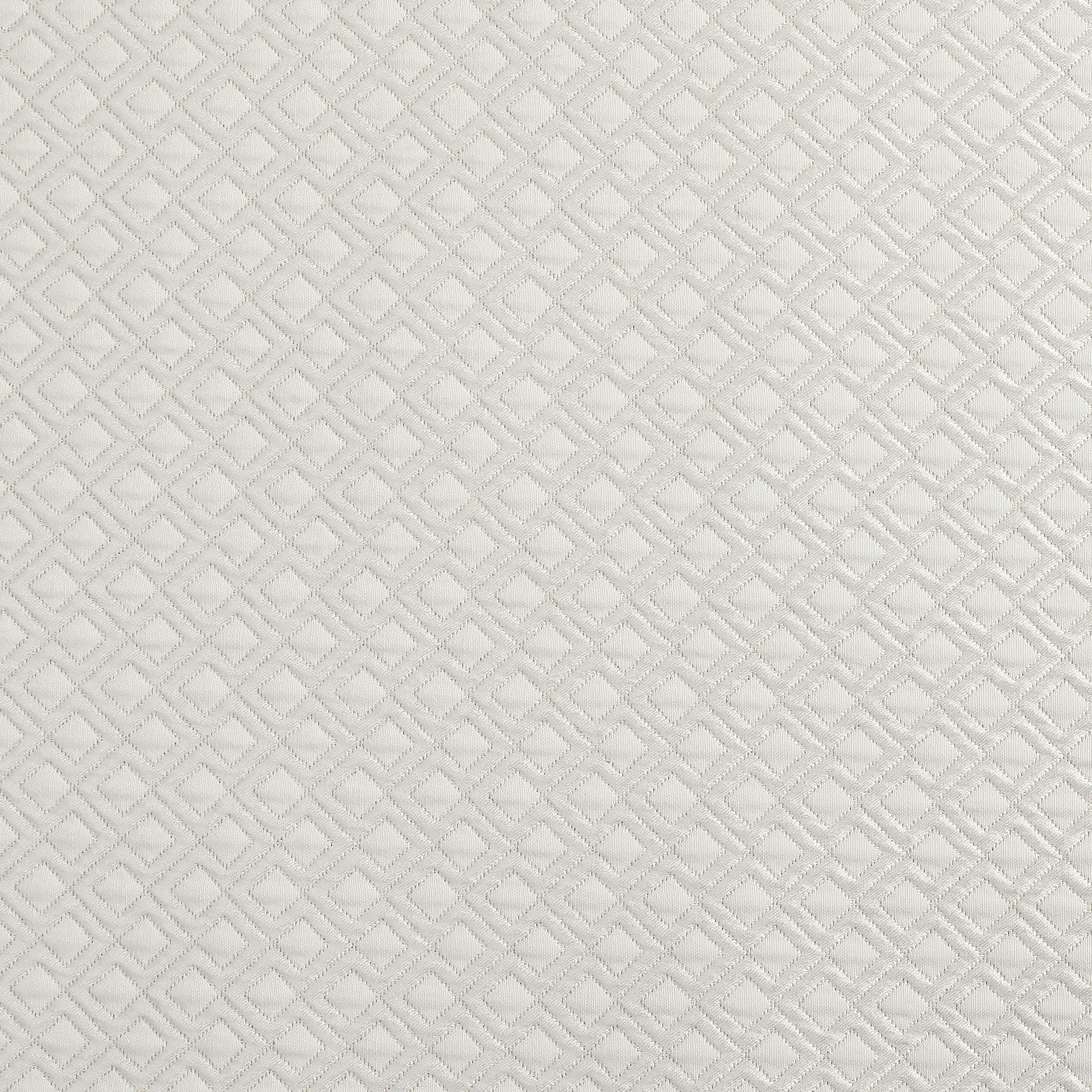 TC1376 White Gold Jacquard Geometric Tablecloth