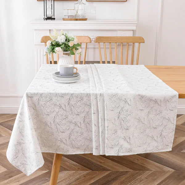 TC1411 - 60 x 90 Velvet Silver Branch Tablecloth