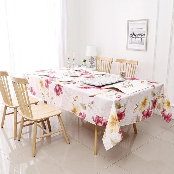 TC1503 Fushia Floral Tablecloth