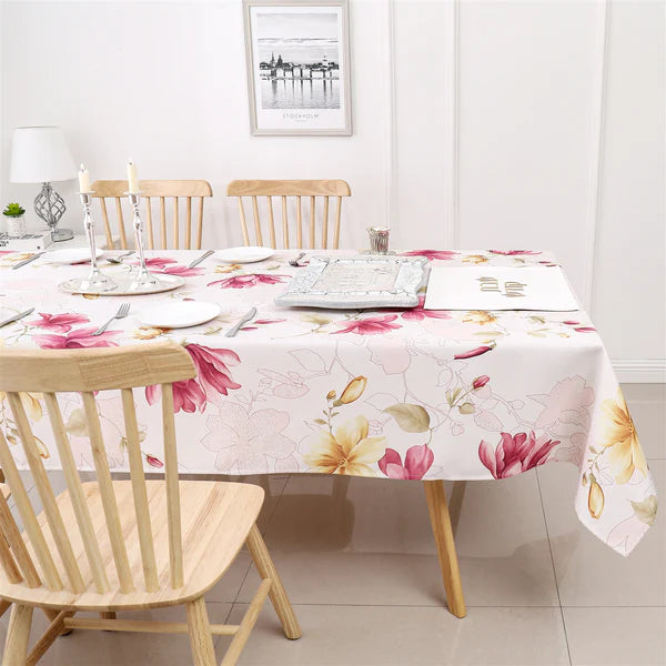 TC1503 Fushia Floral Tablecloth