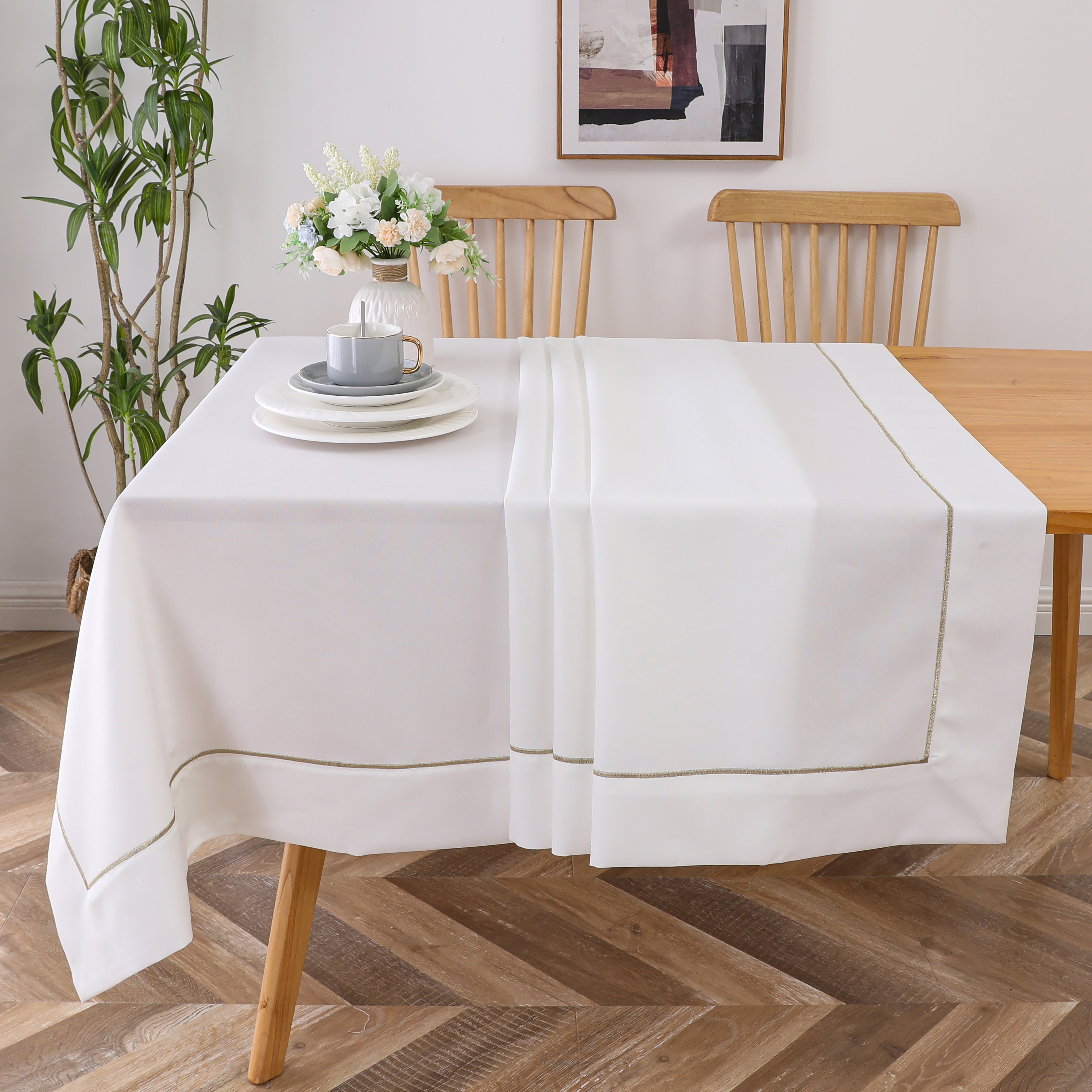 TC1552 Poly Linen-Look