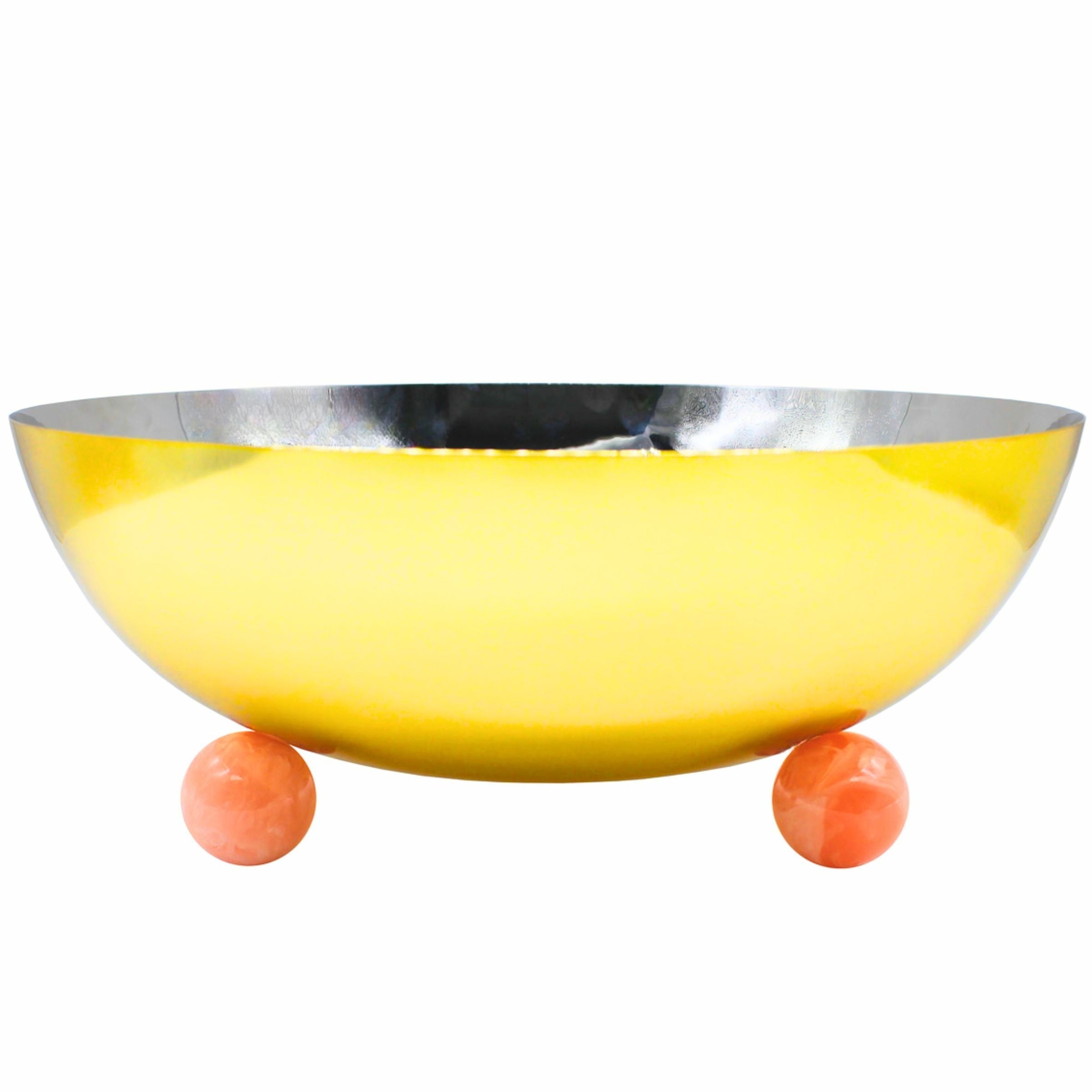 Temari Pink & Gold Footed Bowl 12''