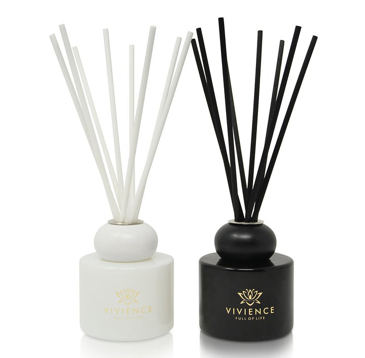 Black and White Zent Tea Scent Diffusers - Set of 2