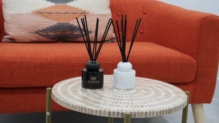 Black and White Zent Tea Scent Diffusers - Set of 2