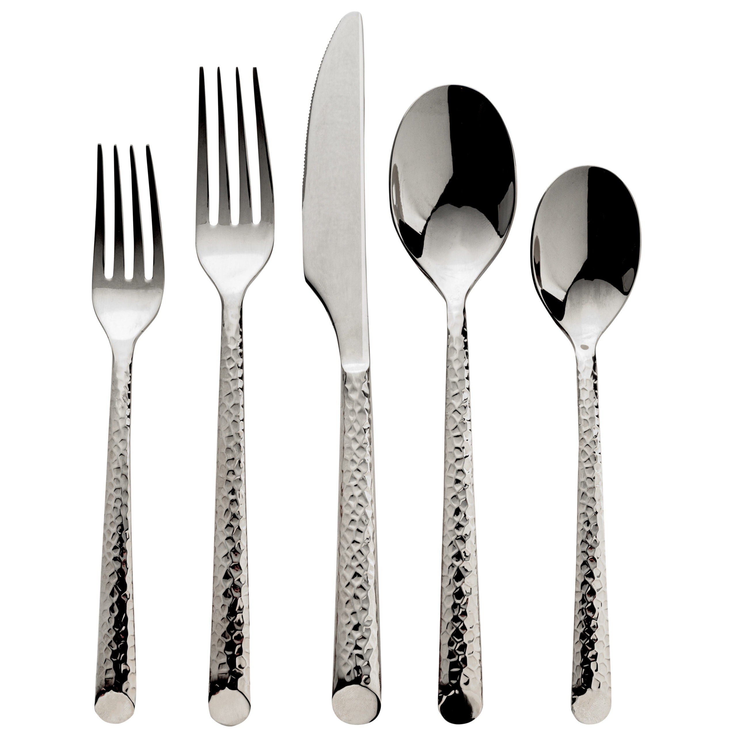 Onyx Mirrored Flatware 20 Pc Set