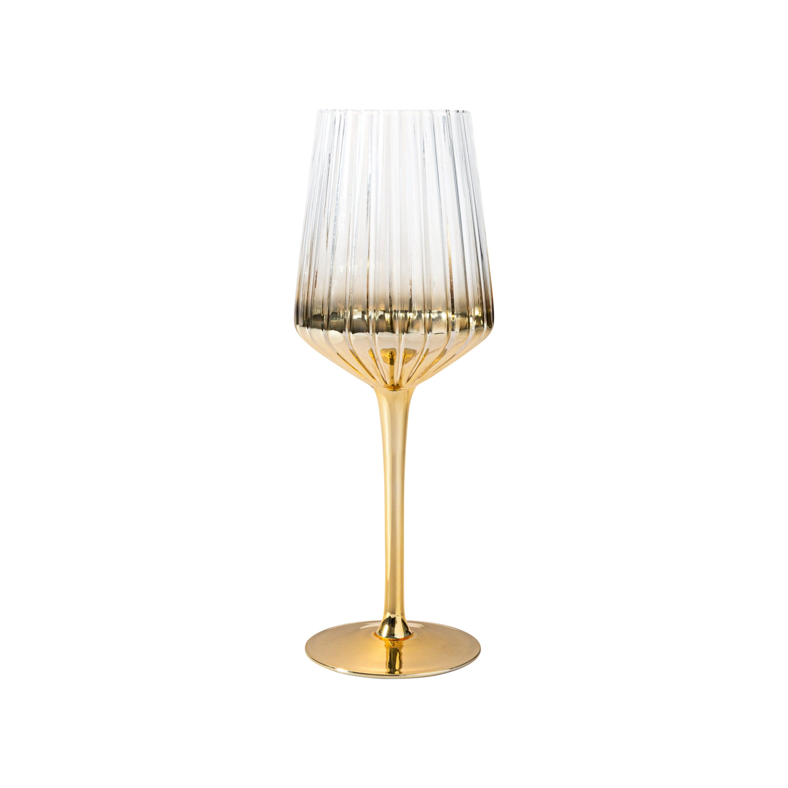 Elegant, Gold, Wine Glass, 16 OZ, Set of 6