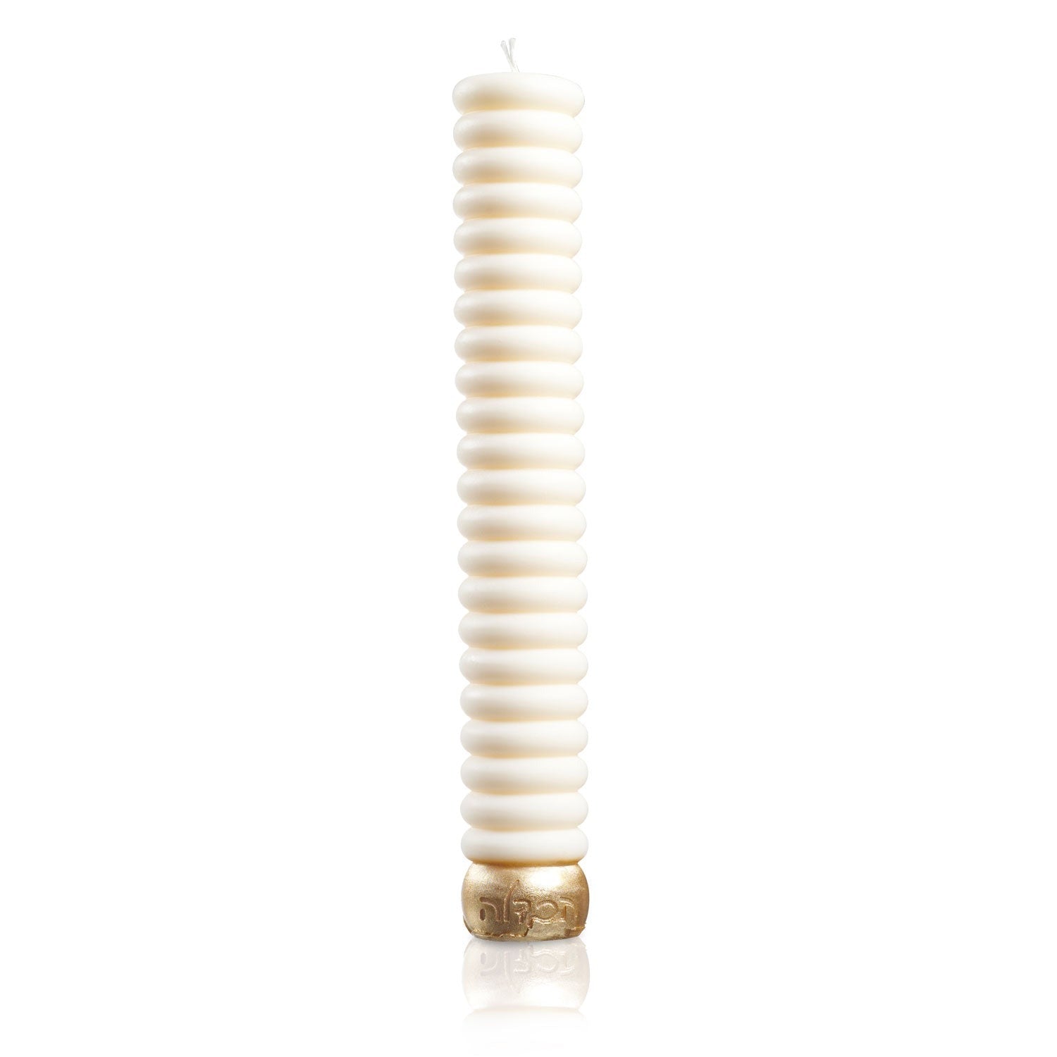Havdalah Candle - Bubble White
