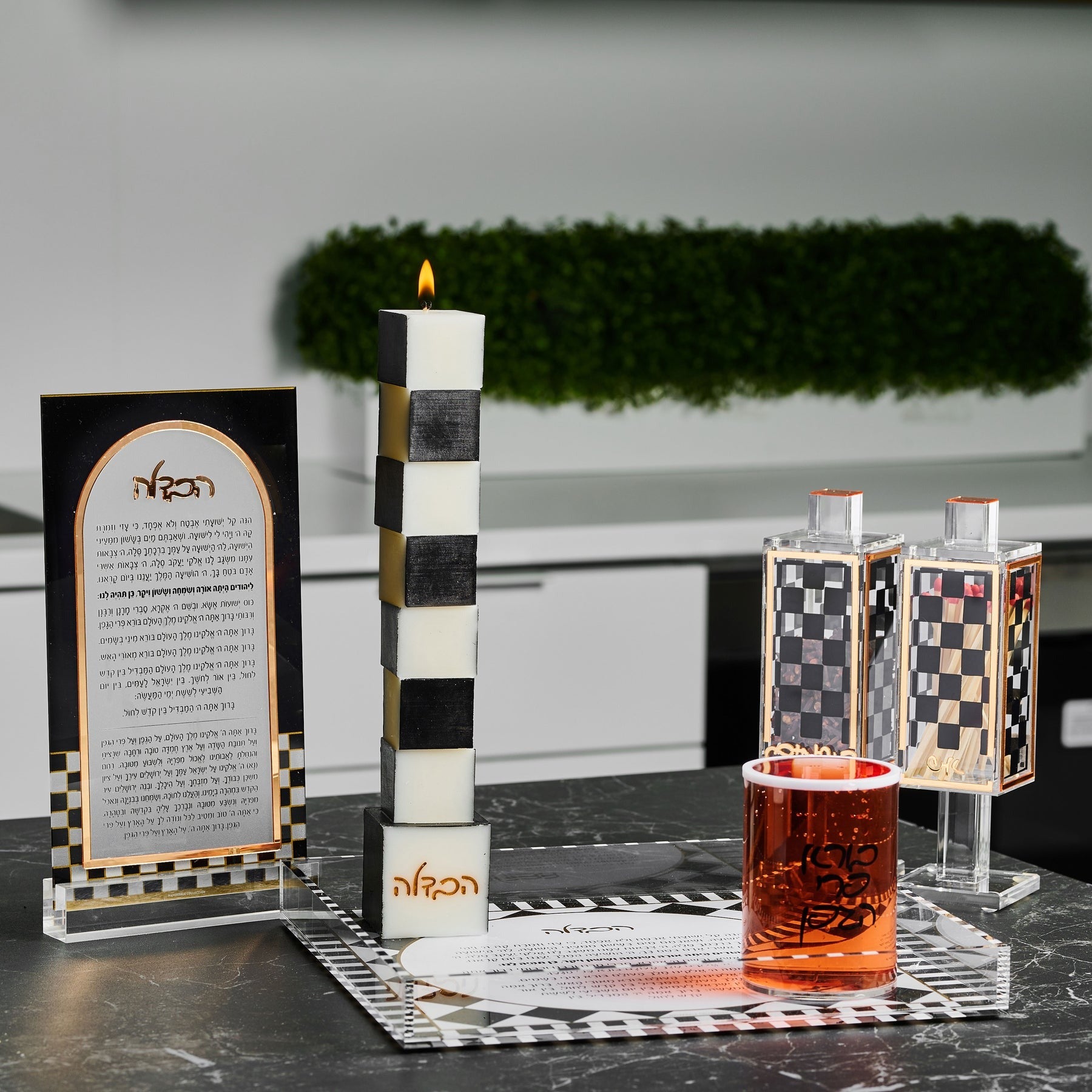 Havdalah Candle - Onyx