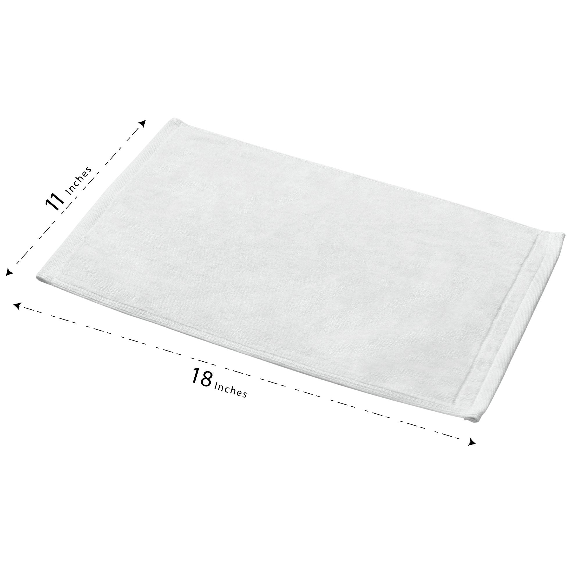 2 White Towels with Black Letter J