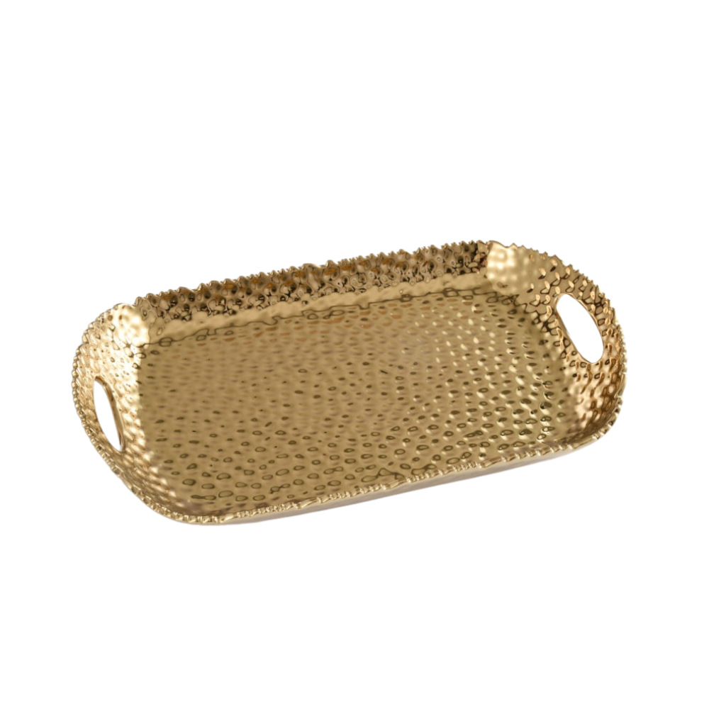 Millenium Gold Tray with Handles