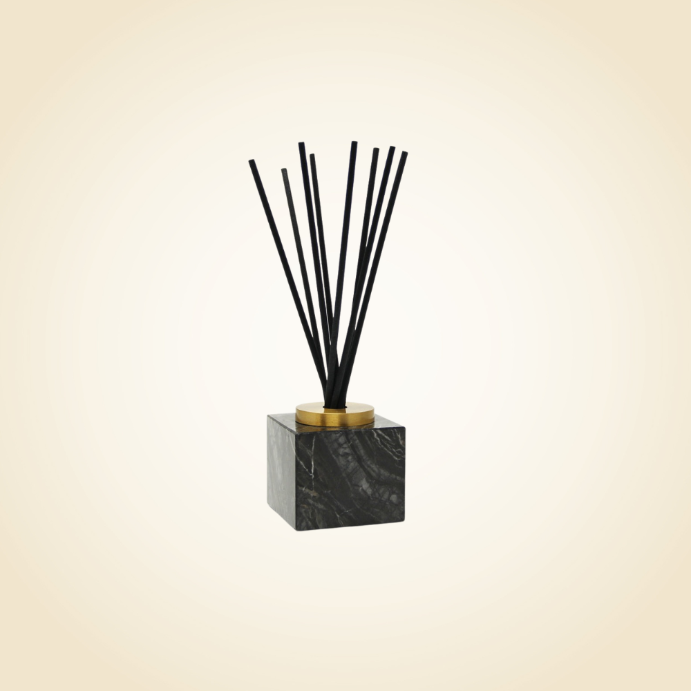 Black Marble Square Lily of the Valley Scent Diffuser