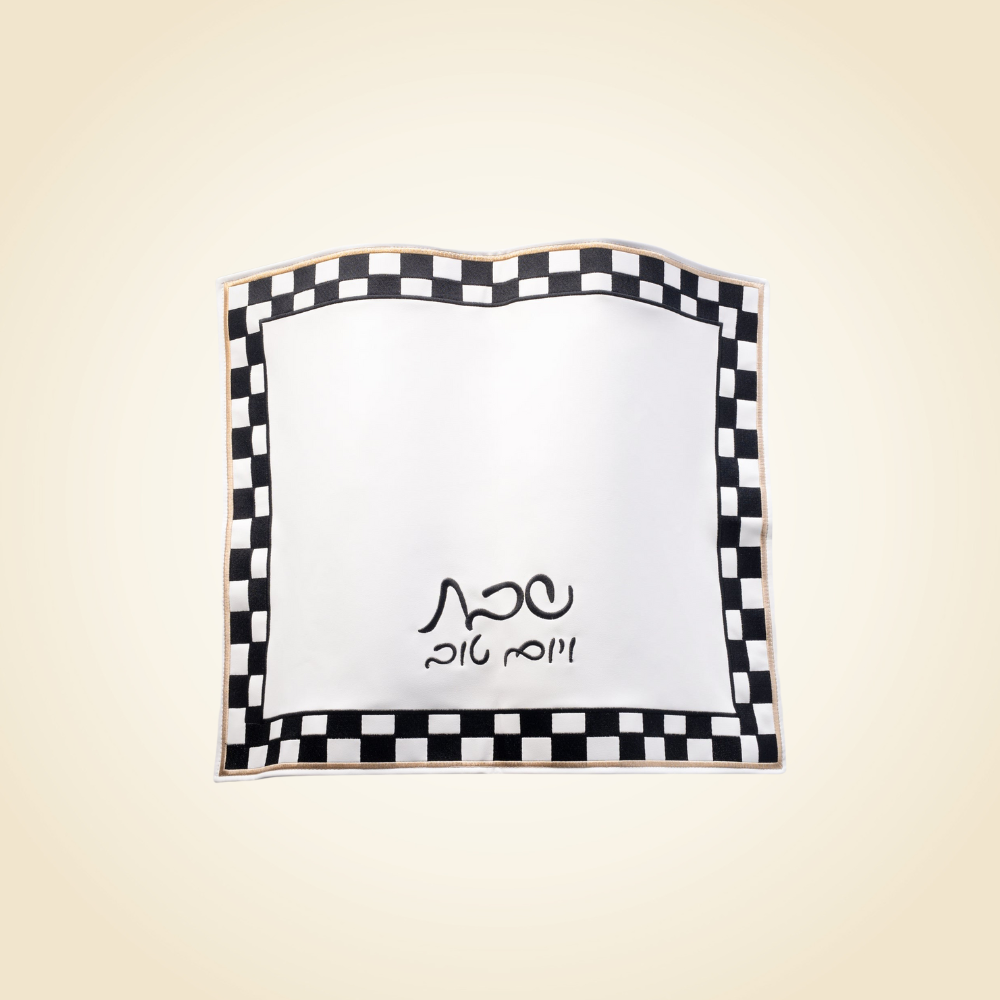 PU Leather Challah Cover - Onyx