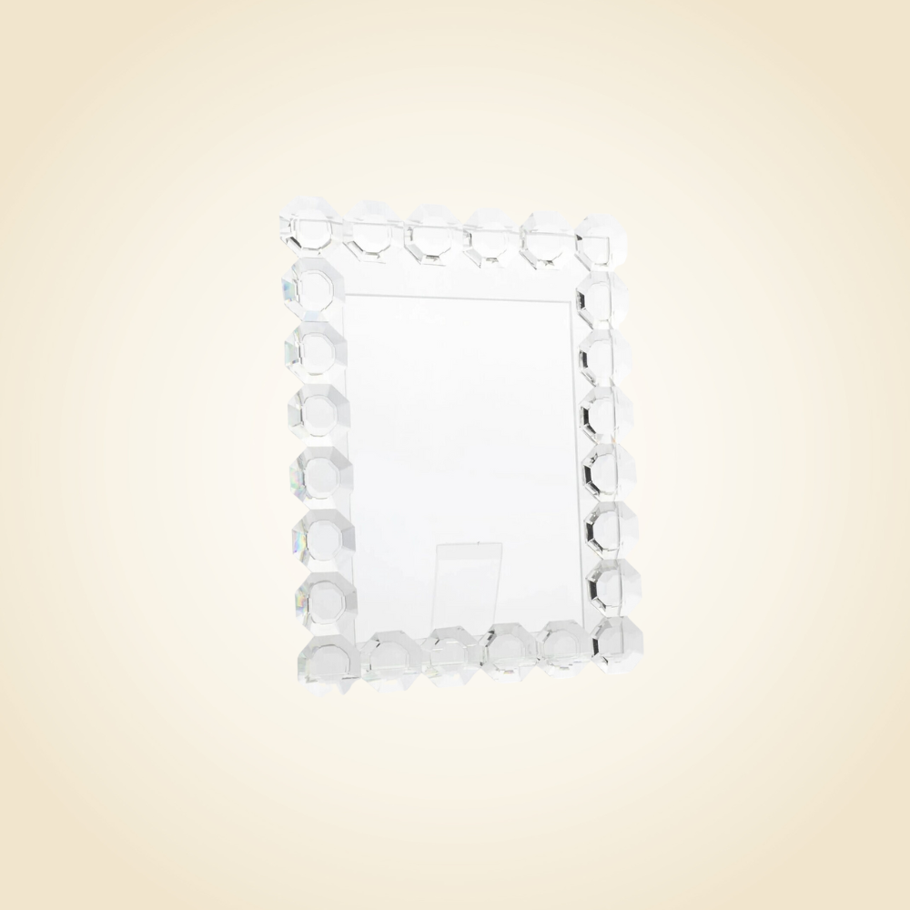 Octagon Crystal 8 x 10 Picture Frame