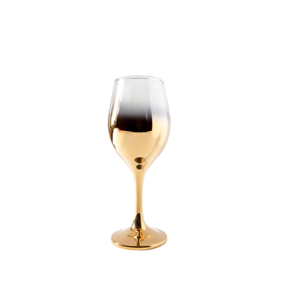 Ombre Gold, Gradual, Wine Glass, 11.5 Oz, Set of 6
