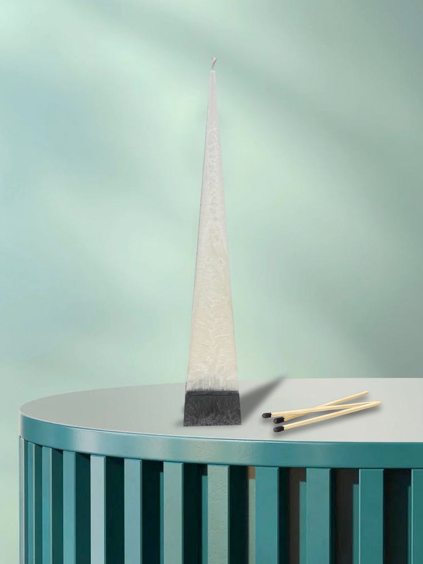 Tower with Black Shadow Havdalah - Pearl