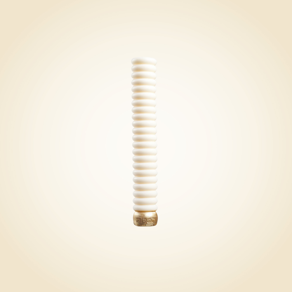 Havdalah Candle - Bubble White