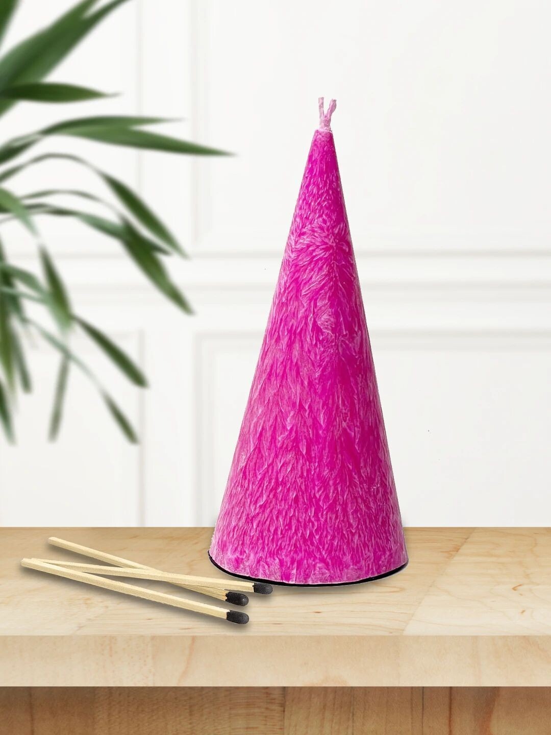 Pink Cone Havdala Candle