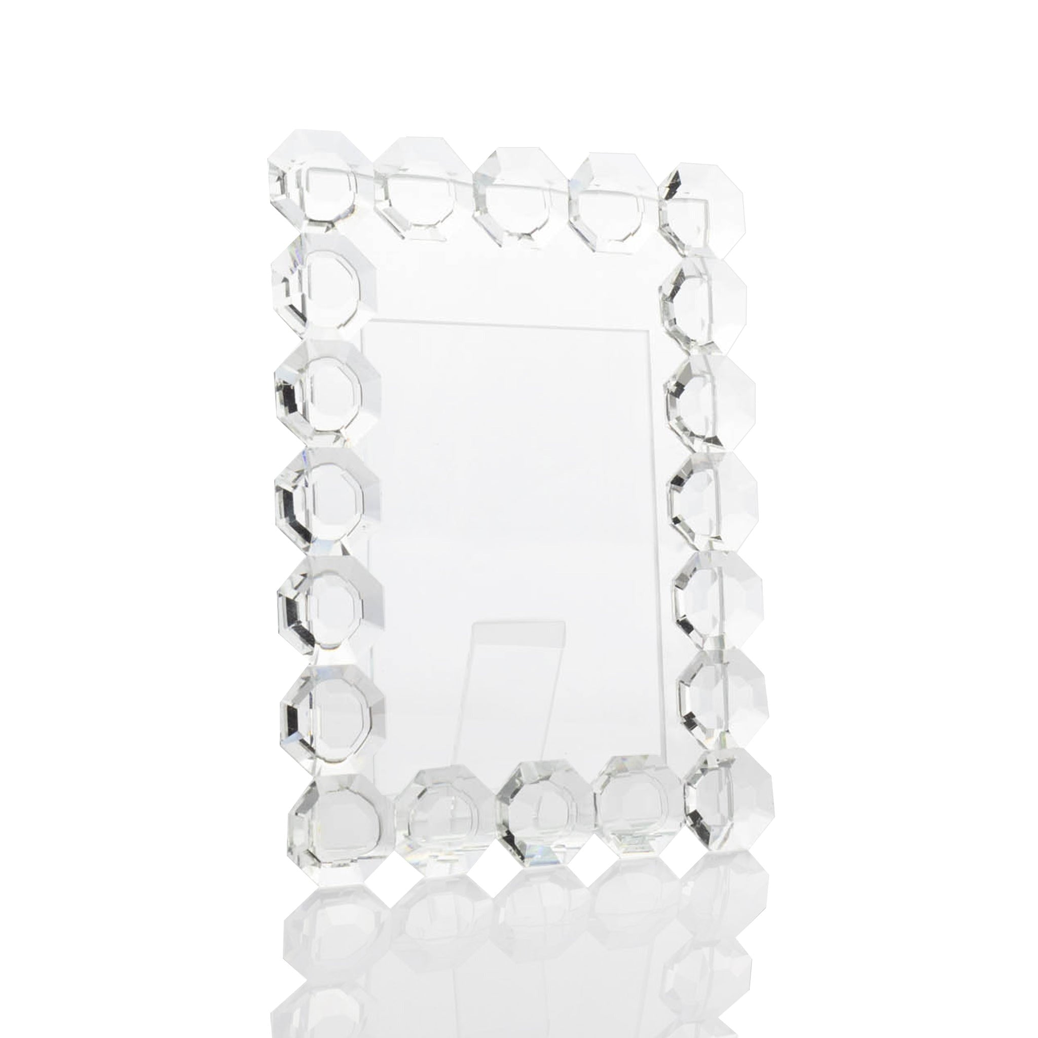 Octagon Crystal 8 x 10 Picture Frame