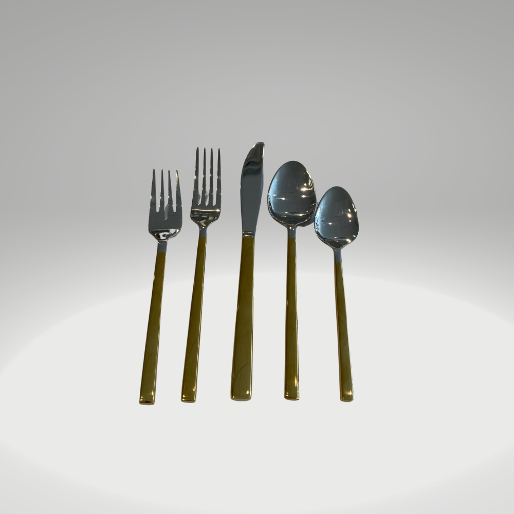 Kyoto Half Shiny Gold Flatware