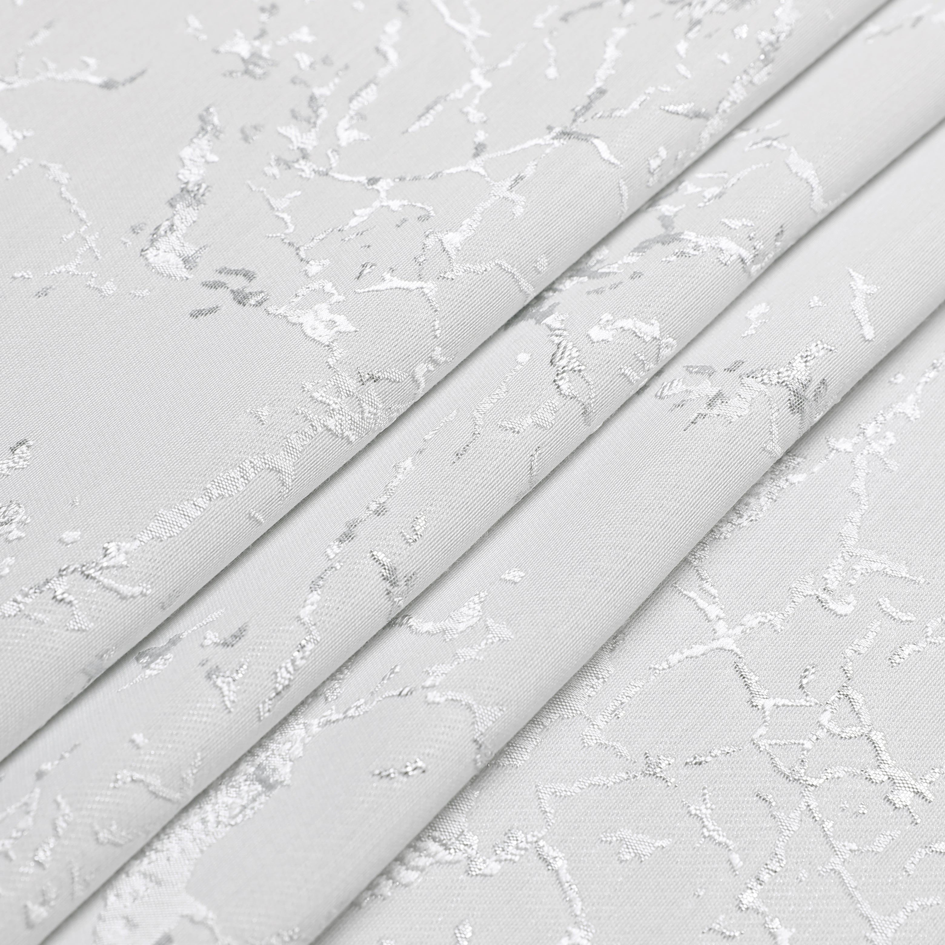 TC1306- Jacquard marble white/silver 70 x 160