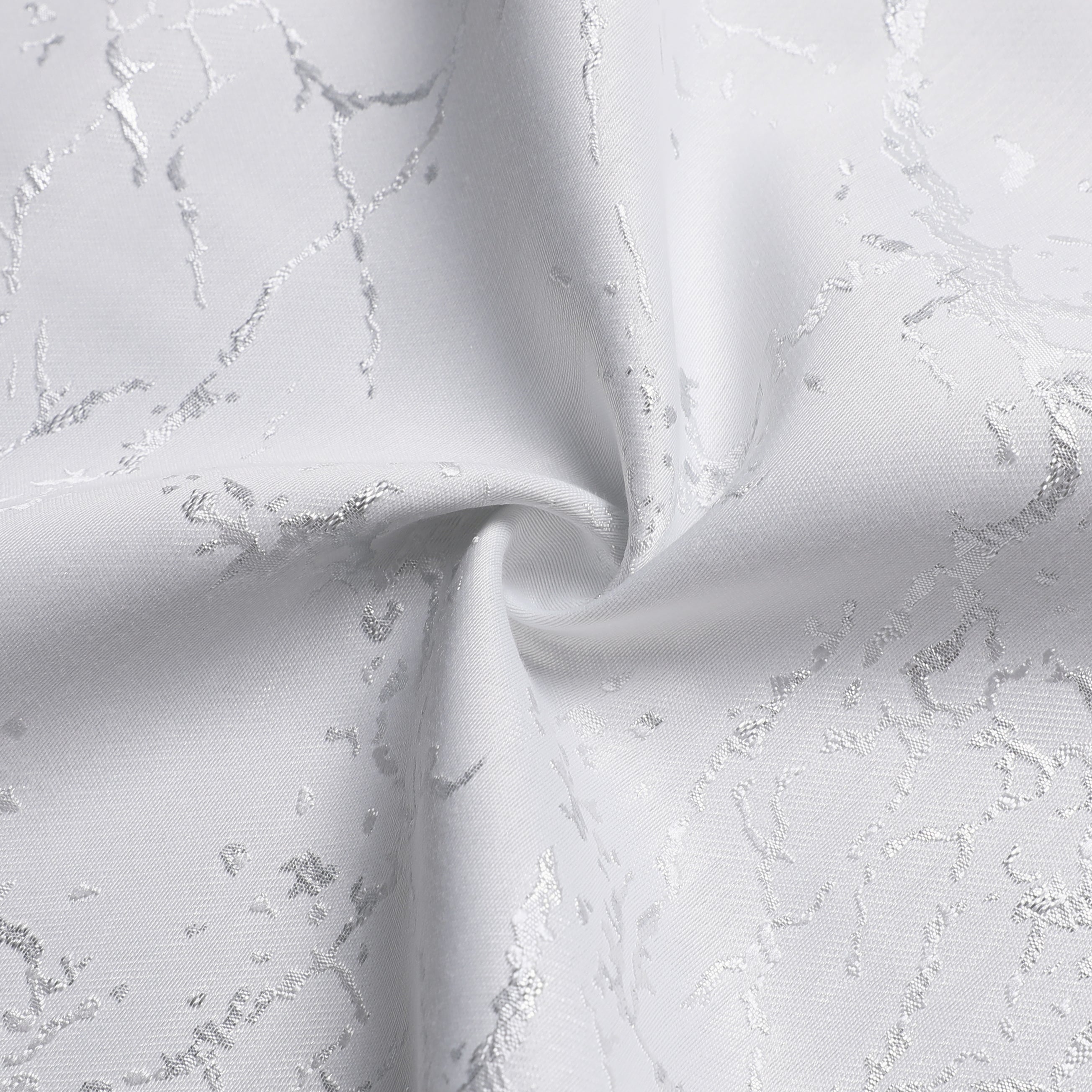 TC1306- Jacquard marble white/silver 70 x 160