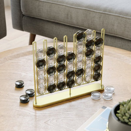 Connect 4 Gold & Black