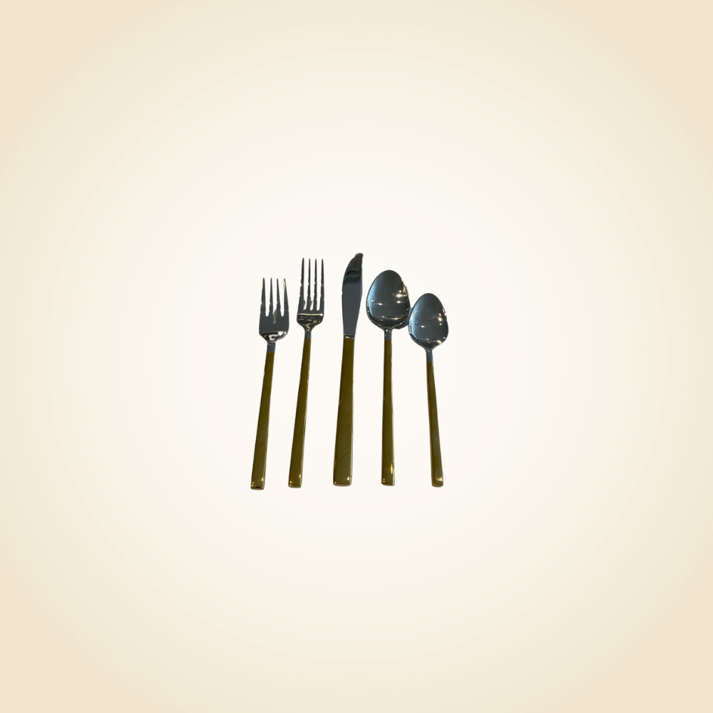 Kyoto Half Shiny Gold Flatware